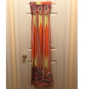 Strapless Maxi Dress